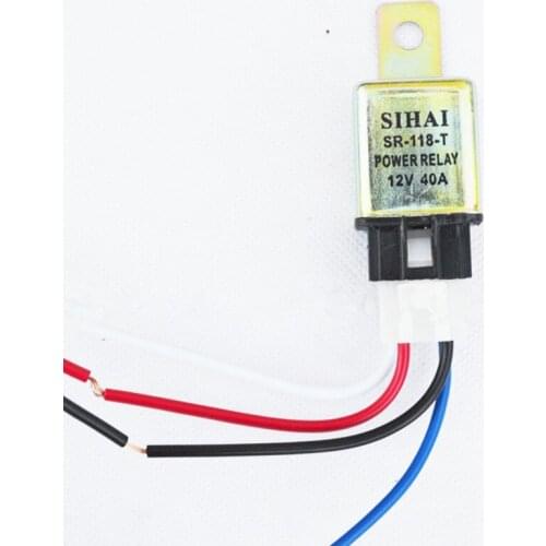 1PC Auto Car Truck 12V 24V 40A Normally Open NO Contact 4 Pins Power Relay With Wire Harness Socket For The Air Conditioner