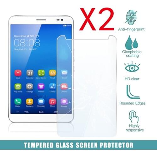 2Pcs Tablet Tempered Glass Screen Protector Cover for HuaWei Mediapad T1 7.0 Tablet Full Coverage Explosion-Proof Screen