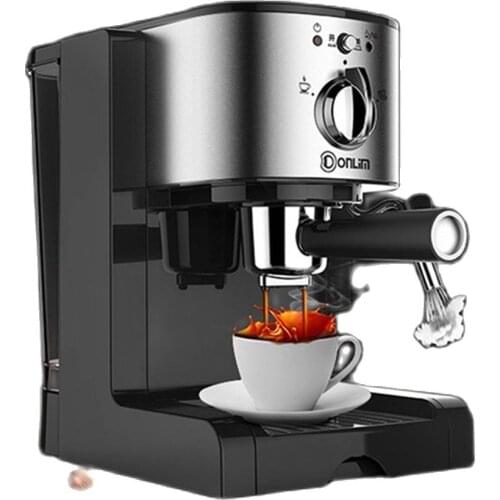 2021 DL-KF500 Semi Automatic Coffee Maker 3In1 Cafe Maker Machine Kitchen 1.5L Barista Espresso Machine Milk Steamer 20Bar