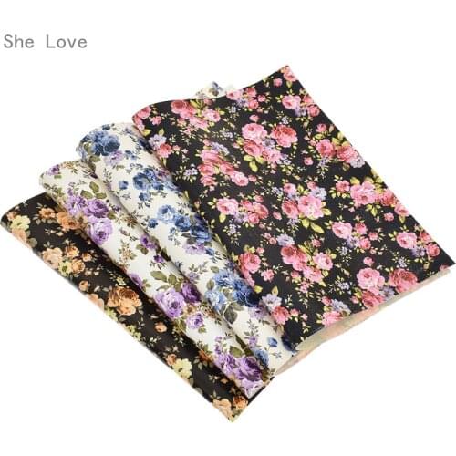 Chzimade A4 Flowers Litchi Leather DIY Fabric DIY Material For Handbag Shoes Belts Garments Craft Making Accessories