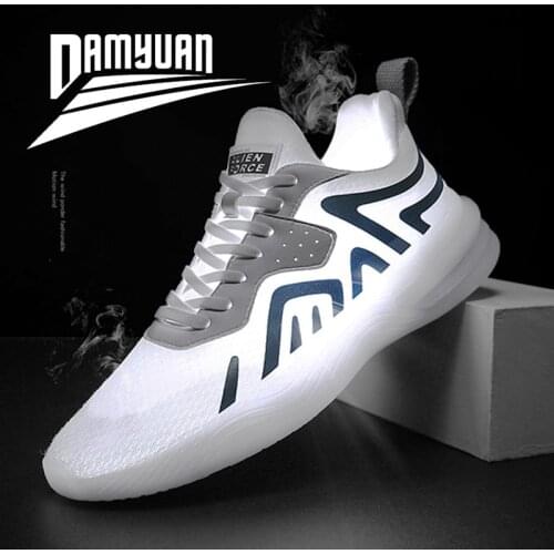 Damyuan 2020 Running Shoes Comfortable Reflective upper Anti-skid Outsole Summer Mens Sports Shoes Fashion Casual Men Sneakers