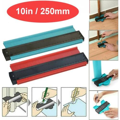 5inch and 10 Shape Gauge Duplicator Profile Duplication Gauge Contour Template Plastic Contour Copy Duplicator Measuring Tool