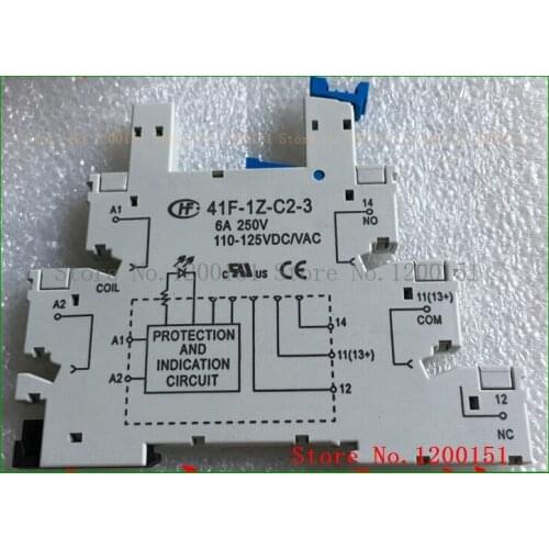 HF41F-1Z-C2-3 6A 110-125VDC/VAC