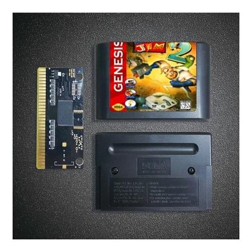 Earthworm Jim 2 - 16 Bit MD Game Card for Sega Megadrive Genesis Video Game Console Cartridge