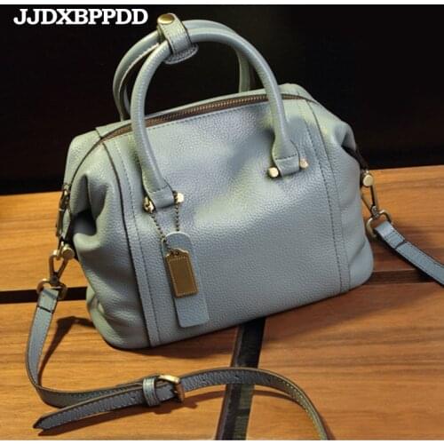JJDXBPPDD Fashion Vintage Womens Handbags Genuine Leather Brand Candy Shoulder Bags Ladies Totes Crossbody Women Messenger Bag
