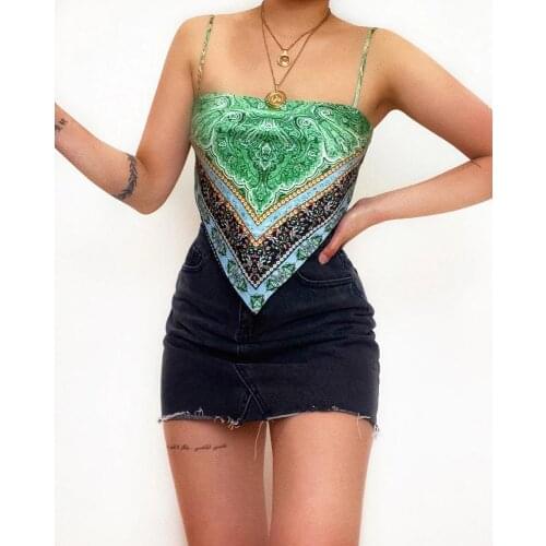 Open back print open navel chest jacket