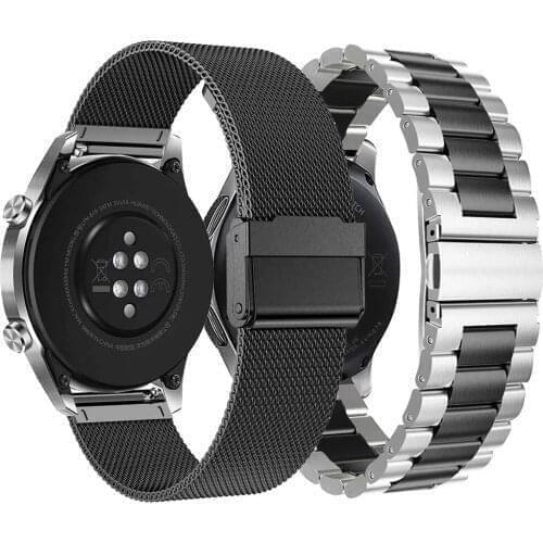 For 22mm metal strap Gear S3 Band strap Stainless Steel Watch Band strap metal Strap Samsung S3 Galaxy Watch 46mm Watchstrap