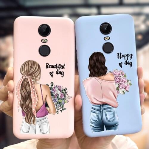 Fashion Case For Xiaomi Redmi 5 Plus Cover Matte Bumper Silicon Case For Xiomi Redmi Note 5A Prime Note5A Redmi5 TPU Cover Coque