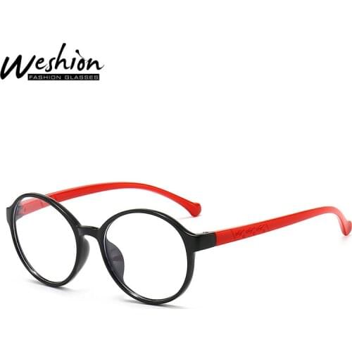 New Transparent Children Glasses Frame Kids Round Anti-blue Light Eyeglasses Boys Girls Optic Cellphone Anti-blue Light Eyewear