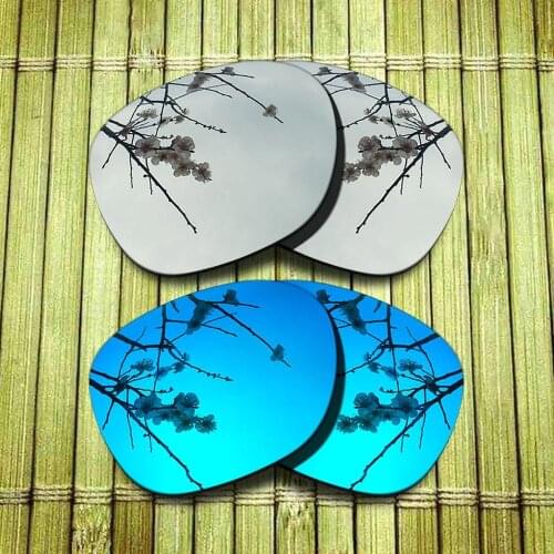 Polarized Replacement Lense For-Oakley Garage Rock Sunglasses Frame - Chrome & Blue Combine Options