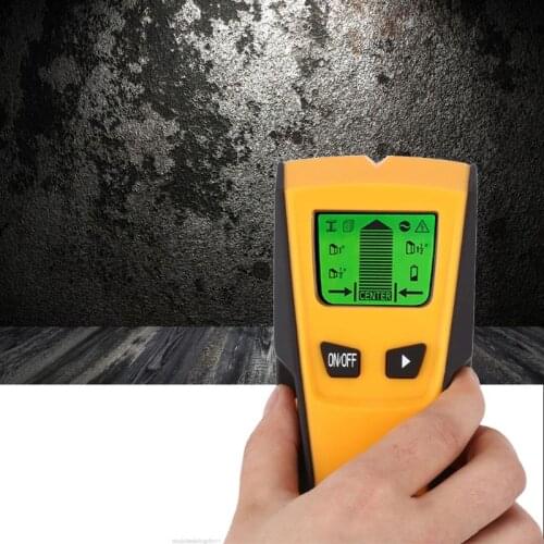 TH210 Wall Thickness Gauge Without Battery Backlight Stud Metal AC Wire Scanner Wall Stud Finder Electronic Auto Calibration