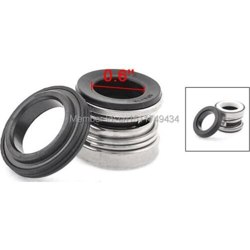 Water Pumps Shaft Single Coil Spring Mechanical Seal 16mm Dia 5pcs
