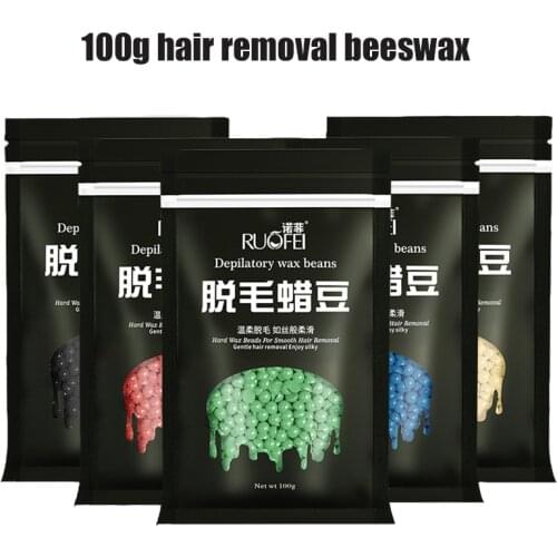 100g Wax Beans Depilatory Hot Film Wax Pellet Removing Bikini Face Hair Legs Arm Hair Removal Bean Unisex 10 Kinds