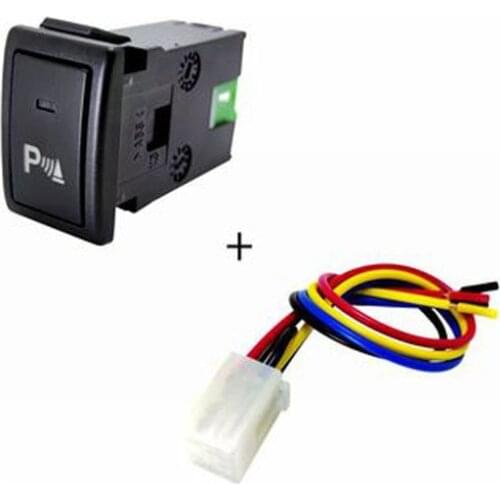 1PC Radar Parking Sensor Rearview Mirror Folding Rearview Mirror Heating Switch Button For Suzuki Jimny 07-15