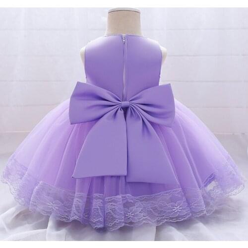 2021 Toddler Girls Princess Dresses Baby Girl Dress For 1st Birthday Party Dresses Christening Gown Infant Baby Clothes Vestidos
