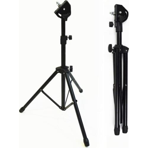 8 Inch Rubber Wooden Dumb Drum Beginner Practice Training Drum Pad with Metal Tripod Stand Stick Percussion Instruments Parts