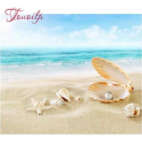 Diamant broderie pleine étoile de mer coquille diamant peinture paysage diamant mosaïque strass image Kits artisanat Kit
