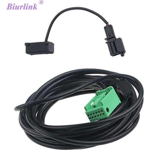 Biurlink Bluetooth Cable Harness Wire Microphone Adapter For Volkswagen Audi A4 A6 with RNS315 RNS510 MFD3 CD Player Headunits