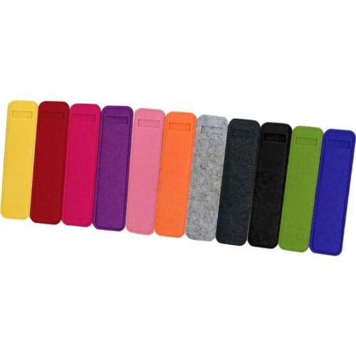 THINKTHENDO Pen Pencil Case Bag Holder Protective Pouch Felt Storage Bags Gift Stationary