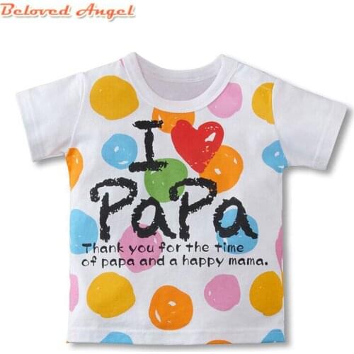 2019 Brand New Kids Baby Boys Girls T-Shirt High Quality Cartoon Short Sleeve Childrens Boy Girl Summer Tees Tops 100% Cotton