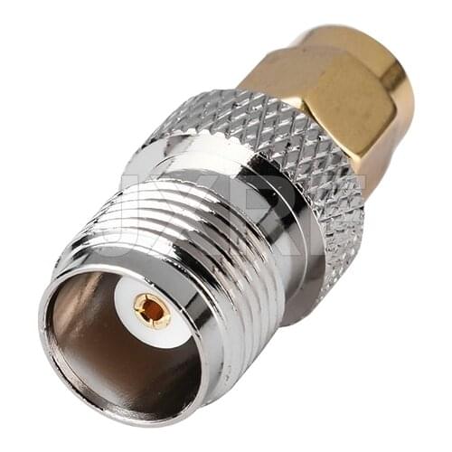 JXRF Connector SMA Male Plug to TNC Female Jack RF Coaxial Adapter