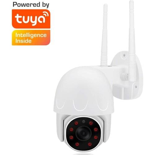 1080P Pan/Tilt 2.4G WiFi Home Surveillance Camera, Outdoor Wireless IP Camera with Color Night Vision, Two-way Audioe Access