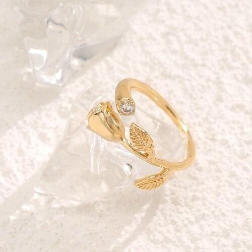 Beiver Flower Morning Glory Flower Ring for Women Silver Color Ring Wedding Rings Jewelry Fashion Open Adjustable Finger Ring