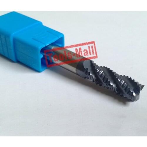 1pc 10mm hrc45 D10*45*D10*100 4Flutes Roughing End Mills Spiral Bit Milling Tools Carbide CNC Endmill Router bits