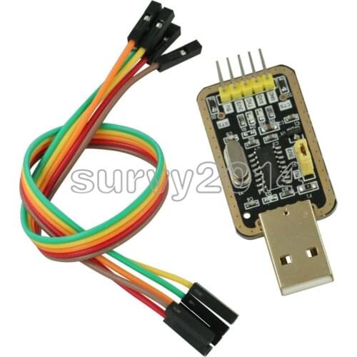 CH340 module instead of PL2303 , CH340G RS232 to TTL module upgrade USB to serial port in nine Brush small plates