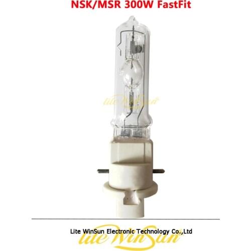 MSR 300/2 Mini FastFit 300W PGJX28 Lamp Bulb MSD 300 Replace Lamp Source Stage Moving Head Light