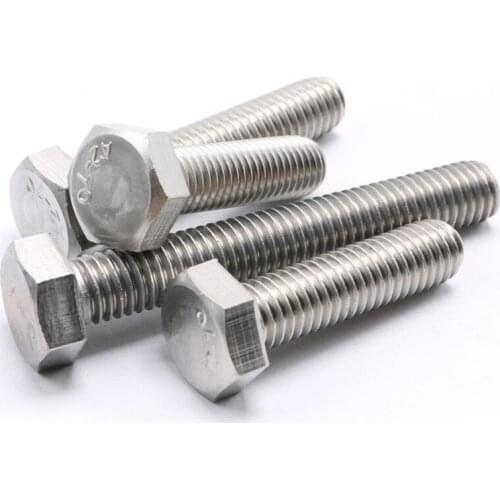 1pack M6 Stainless steel Outer hexagonal screw bolt M6*10/12/16/20/25/30mm/35mm/40mm size
