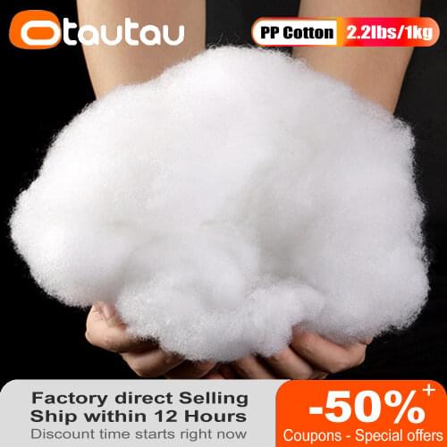 1kg High-elasticity Eco 3D Hollow PP Cotton Wool Filler Stuffing for Throw Pillow Plush Toys Dolls Bean Bag Sofa Bed Cushion Pad