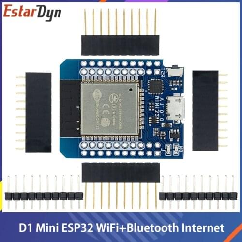D1 Mini ESP32 ESP-32 WiFi+Bluetooth Internet of Things Development Board based ESP8266 Fully Functional