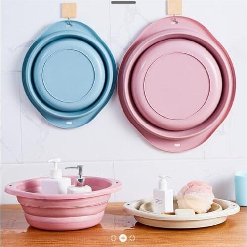 Basin Portable Foldable Bucket Tourism Silicone Outdoor Fishing Camping Car Wash