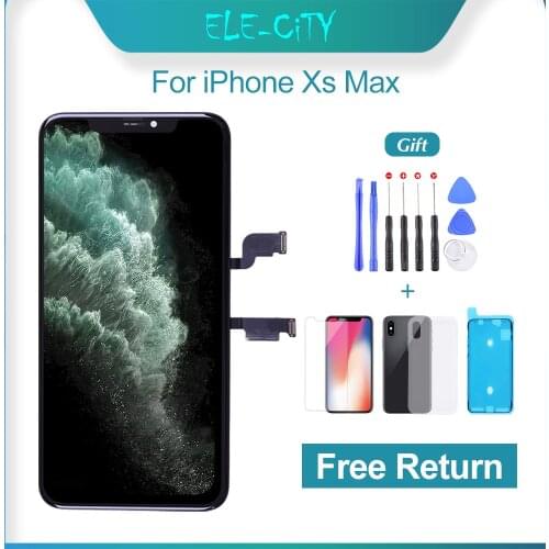 Grade AAA+++ For iPhone XS MAX LCD Touch Screen Display Assembly With 3D Force Touch Replacement Support Ture Tone With Gift