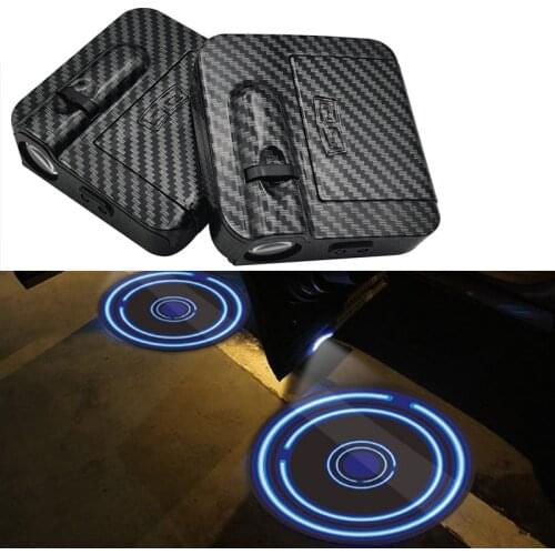 Universal Led Car Door Welcome Light Laser Projector Logo Ghost Shadow Lights Wireless Decorative Lamp Car Door Light Accessorie