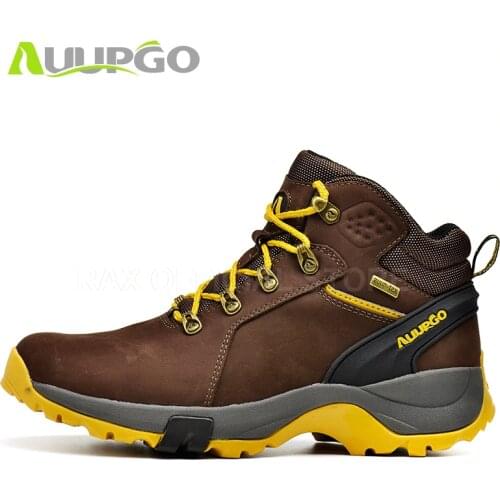 Waterproof Hiking Boots For Men Breathable Winter Hiking Shoes Men Lightweight Climbing Sport Shoes Hiking Mountain Boots Man