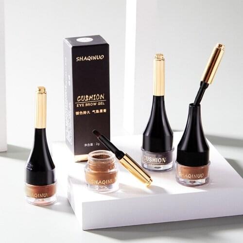 Waterproof Eyebrow Cream Enhancers Lasting Quick Dry Dye Eye Brow Gel 4 Color Optional Draw 3D Eyebrow Shape Not Take Off Makeup