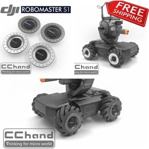 Alloy wheel armor protection beadlocks for DJI Robomaster S1