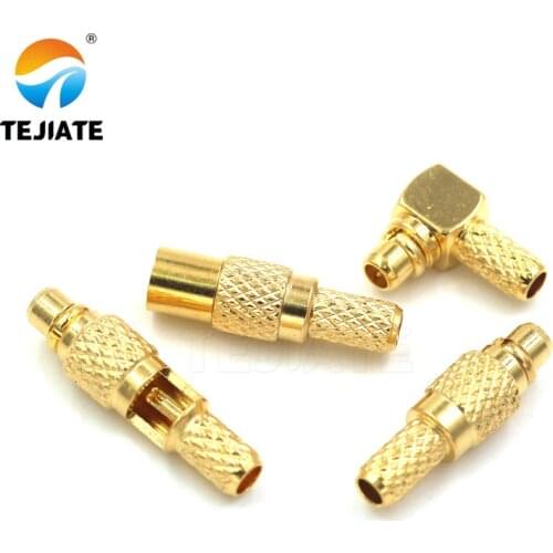 1PCS MMCX-J-K-JW-1.5 Feeder Connector Inner Pin Crimping Adapter Match For RG316 Bent Header