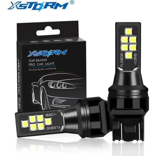 2Pcs T20 W21W WY21W W21/5W LED Bulbs 7440 7443 SRCK Led Car Turn Signal Reverse Lamp Auto Light Bulbs 12V White Red Amber