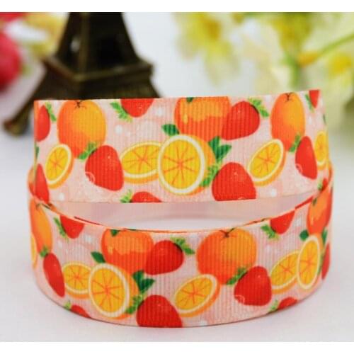22mm 25mm 38mm 75mm Flowers Cartoon Printed grosgrain ribbon party decoration sewing supplies 10 Yards X-00269