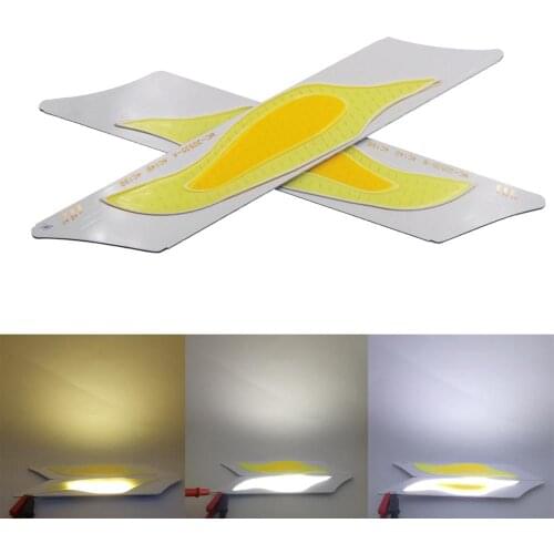 5 pairs 2018 A+B manufacturer 12V DC led cob strip chip light bulb yellow cold white double color cob led strip for diy lighting