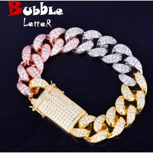 Bubble letter Big Bracelets