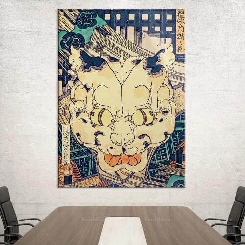 Cat Person - Utagawa Kuniyoshi Artwork - Japanese Art Print