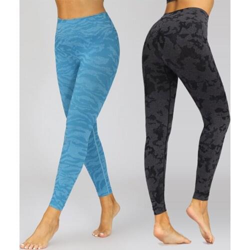 3rd Edition Camo Seamless Leggings Women Gym Yoga Compression High Waist Sports Pants Athletic Exercise Fitness Booty Activewear