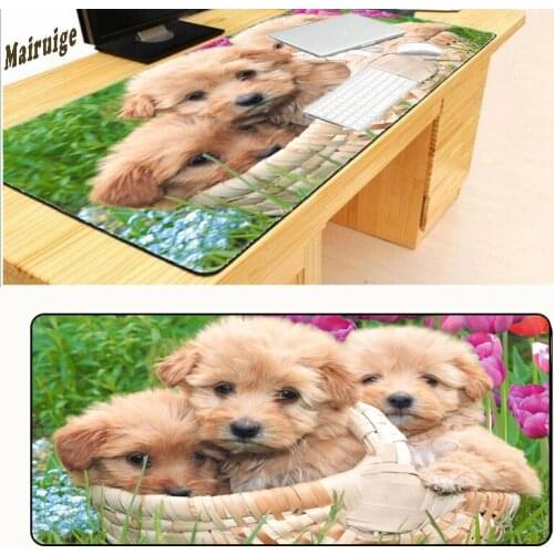 Mairuige 70x30cm Cute Animal Beautiful Mouse Mat Dog Large Size Love Girl Mouse Pad Natural Rubber Store Drop Shipping Mousepad