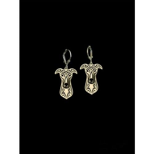 Trendy cute Greyhound drop earrings gold silver plated earrings women fashion jewelry from india bridal earing