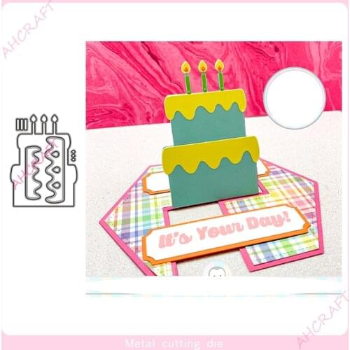 Cake set Metal Cutting Dies for DIY Scrapbooking Photo Album Decorative Embossing PaperCard Crafts Die2021