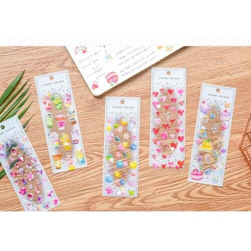 Creative cartoon crystal sticker Organizer Calendar Diary Book Planner Scrapbook Decoration Diary Sticker papeleria